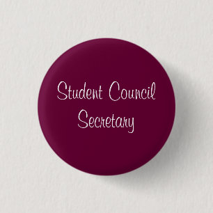 Studenten-Rats-Sekretär Button