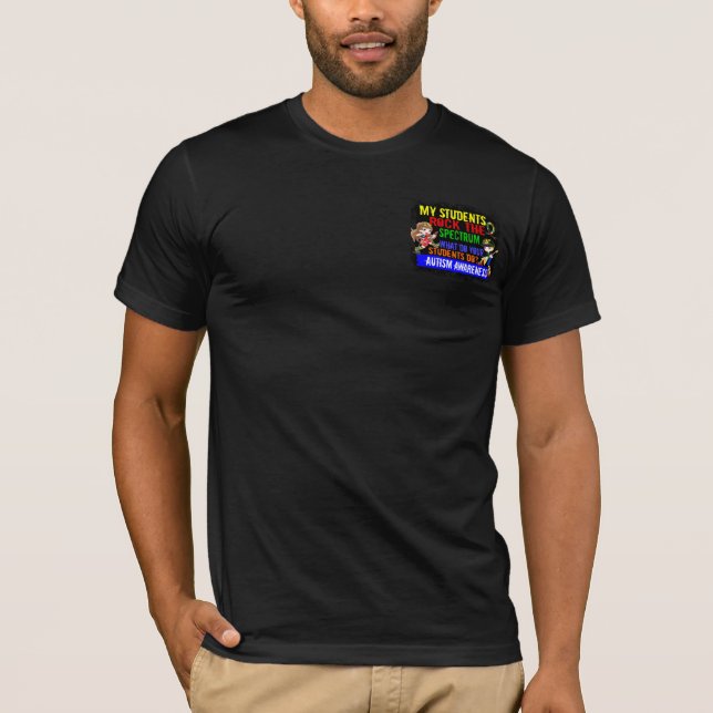 Studenten schaukeln den Spektrum-Autismus T-Shirt (Vorderseite)