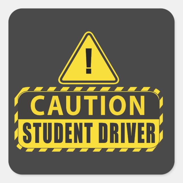 Studentenaufkleber - Aufkleber für den Anfänger (Vorderseite)