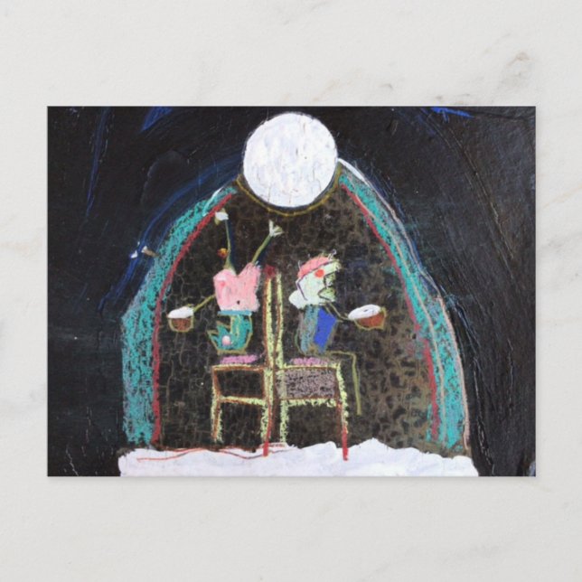 Studentenkäufer Postkarte (Vorderseite)