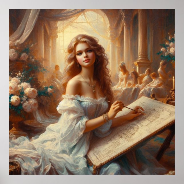 Studentin Poster (Vorne)