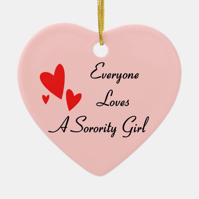 Studentinnenverbindung-Mädchen Keramikornament (Vorne)