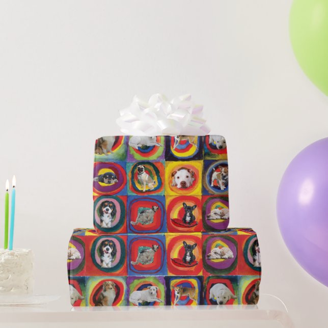 Studie bei Hunden Geschenkpapier (Partygeschenke)
