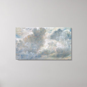 Studie der Kumulus-Wolken, 1822 (Öl auf Papier Leinwanddruck