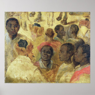 Studie der maurischen Leiter Poster