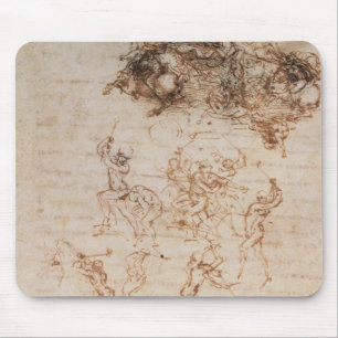 Studie der Reiter im Kampf und der Infanteristen, Mousepad