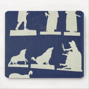 Studie der Zahlen und der Tiere Mousepad