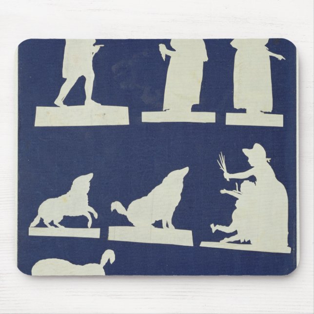 Studie der Zahlen und der Tiere Mousepad (Vorne)