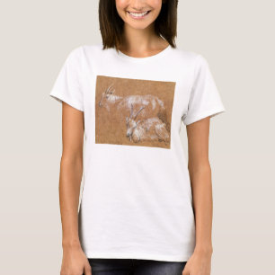 Studie der Ziegen (Zeichnen) T-Shirt