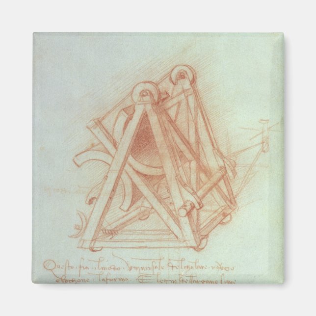 Studie des Holzrahmens mit Gießen Magnet (Vorne)