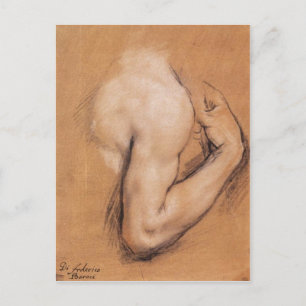 Studie einer Postkarte mit Bent Right Arm