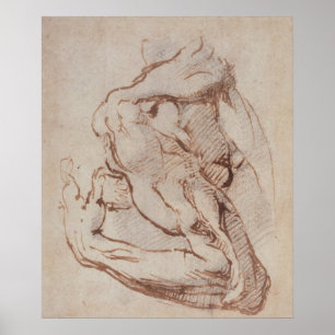 Studie eines Armes Inv.1859/5/14/819 Poster