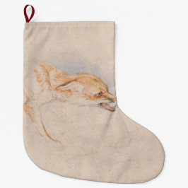 Studie eines Crouching Fox (von John Frederick Lew Großer Weihnachtsstrumpf
