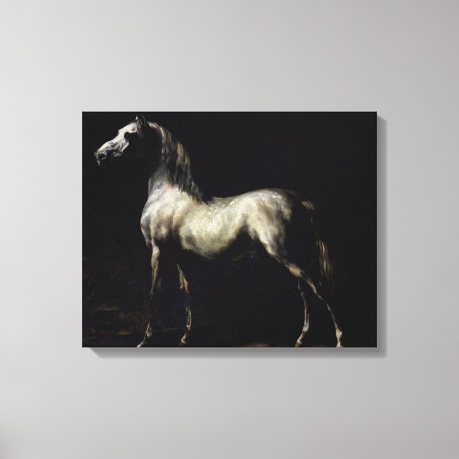 Studie eines Daple Gray Leinwanddruck (Vorderseite)