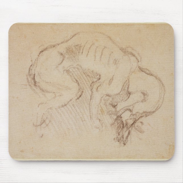 Studie eines Hundes Mousepad (Vorne)