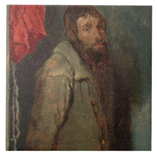 Studie eines jüdischen Kaufmannes (Öl an Bord) Fliese