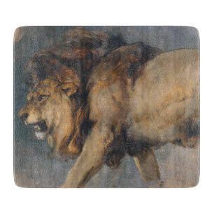 Studie eines Löwen (von Edwin Henry Landseer) Schneidebrett