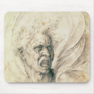 Studie eines Mannschreiens Mousepad