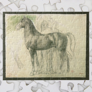 Studie eines Pferdes von Edgar Degas, Vintage-Fine