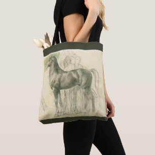 Studie eines Pferdes von Edgar Degas, Vintage Fine Tasche