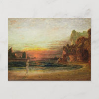 Studie für "Calypso's Grotto", c.1843 (Öl auf Tafe