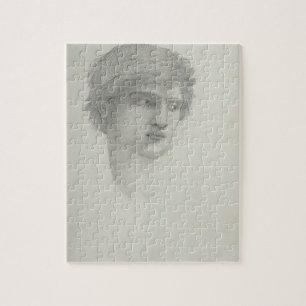 Studie für den Kopf von Perseus (Bleistift auf