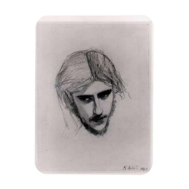 Studie für den Leiter von Ferdinand für 'Ferdinand Magnet (Vertikal)