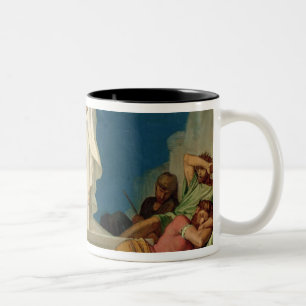 Studie für die Auferstehung von Christus, 1860 Zweifarbige Tasse