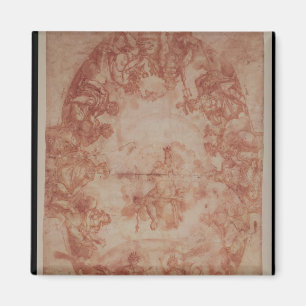 Studie für die Decke des Casa de Pilatos Magnet