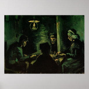 Studie für Die Kartoffelesser von Vincent van Gogh Poster
