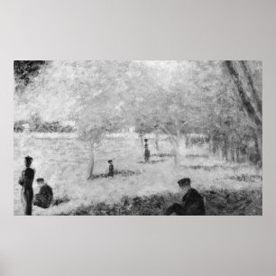 Studie für einen Sonntag auf La Grande Jatte Poster