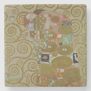 Studie für Erfüllung, c.1905-09 (w/c u. Gold auf Steinuntersetzer
