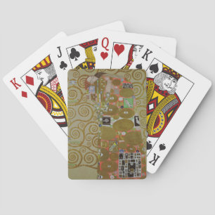 Studie für Erfüllung, ca. 1905-09 (w/c & Gold auf Spielkarten