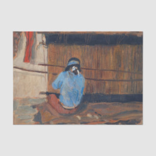 Studie für Hopi Weaver von Maynard Dixon Seidenpapier