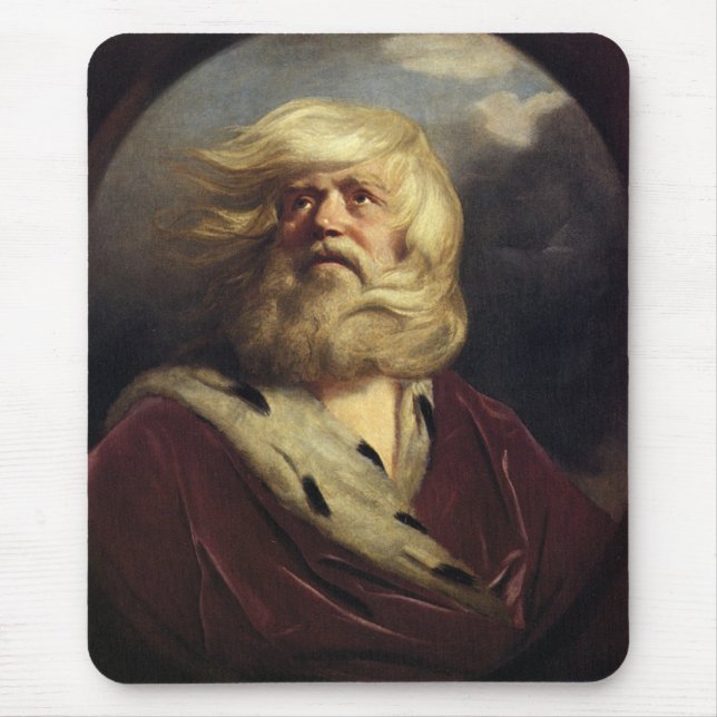 Studie für King Lear - Joshua Reynolds Mousepad (Vorne)