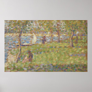 Studie für La Grande Jatte Poster