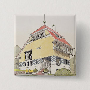 Studie für Olbrichs Haus, Darmstadt, von 'Archit Button