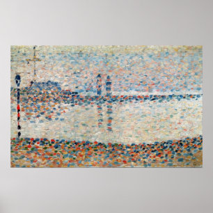 Studie für "The Channel at Gravelines Abend" Poster