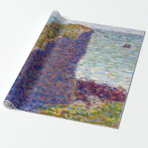 Studie Georges Seurat für Le Bec du hoc, Grandcam Geschenkpapier