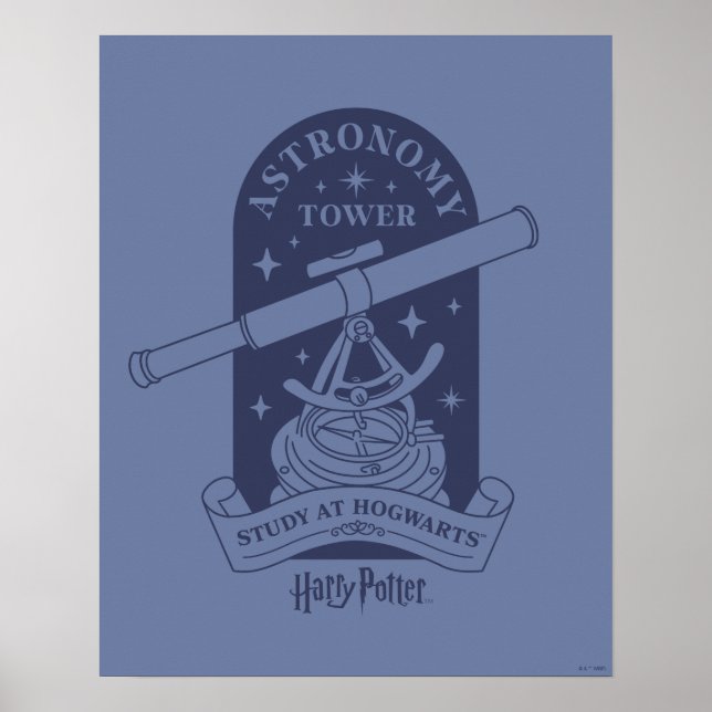 Studie im HOGWARTS™ Astronomie Tower Poster (Vorne)