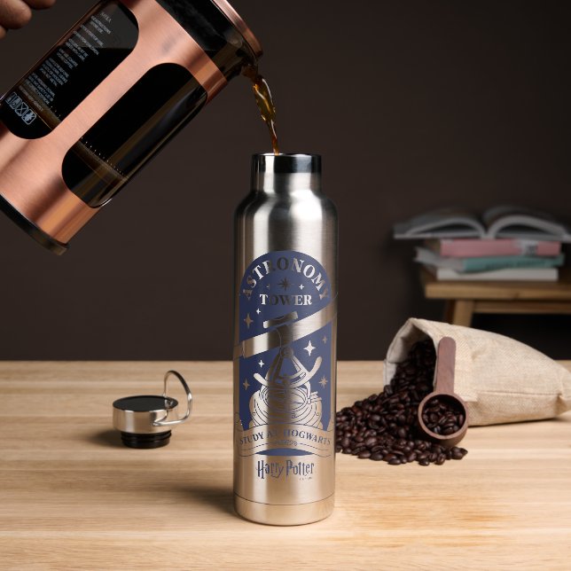 Studie im HOGWARTS™ Astronomie Tower Trinkflasche (Kaffee)