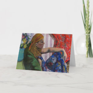 Studie im Pastell Karte