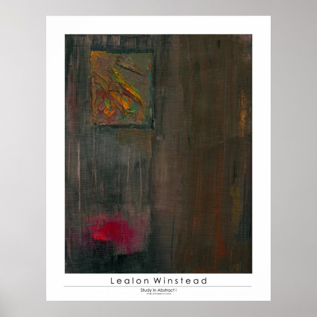 Studie in Abstrakt I Poster (Vorne)