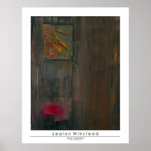 Studie in abstraktem I Poster