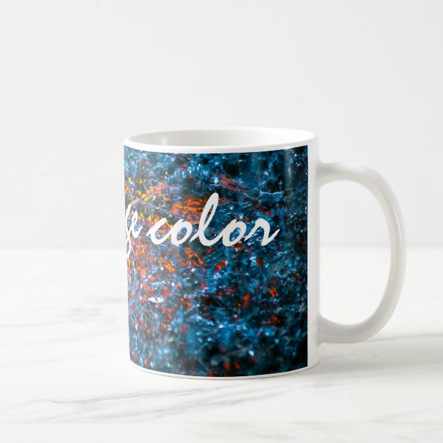 Studie in Watercolor - Orange Kaffeetasse (Rechts)