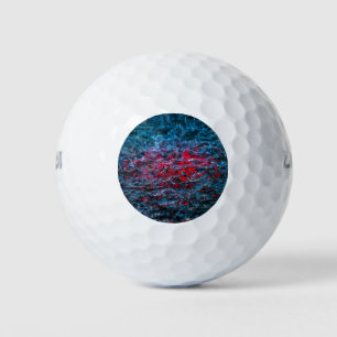Studie in Watercolor - Rot Golfball