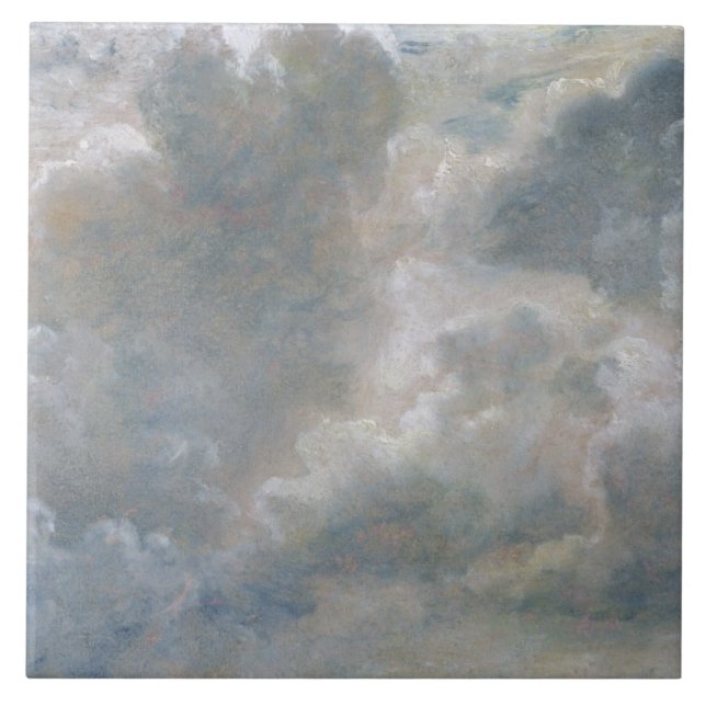 Studie John Constables | der Kumulus-Wolken, 1822 Fliese (Vorderseite)