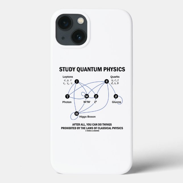 Studie Quantum Physics Higgs Field Standard Model Case-Mate iPhone Hülle (Rückseite)