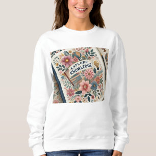 Studie Strong 🌸 Empowerment des BlumenSweatshirts Sweatshirt