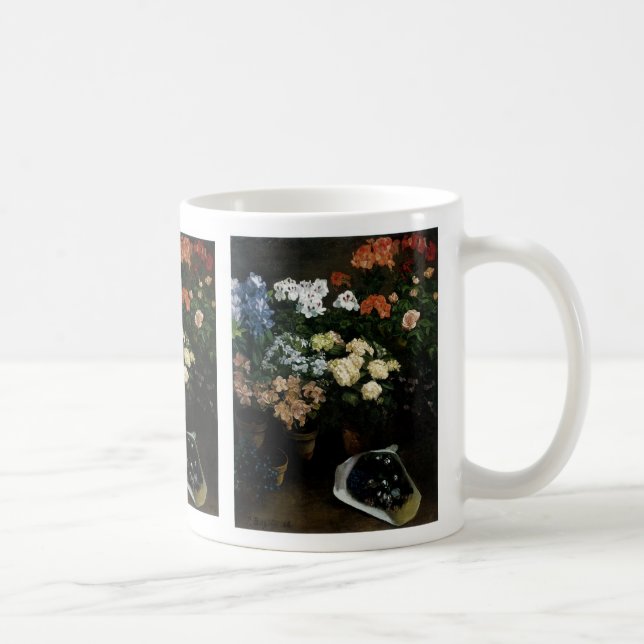 Studie über Blume von Frederic Bazille Kaffeetasse (Rechts)